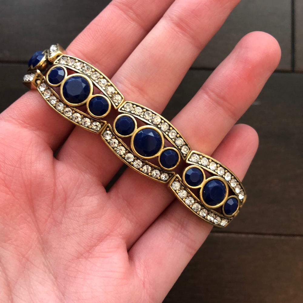 JCrew Blue Gem Bracelet